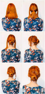 Easy hairstyle for long/medium hair braided bun hair tutorial knot braid. Easy Criss Cross Braided Bun A Beautiful Mess