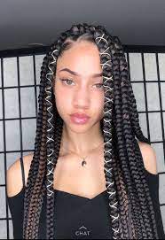 Adventurous girls who aren't afraid of any challenge will rock this style with ease. Lexesnextdoor Braided Hairstyles Box Braids Styling Braids For Black Hair