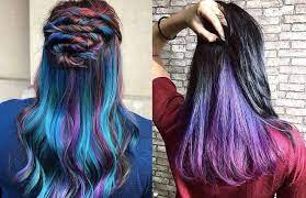 Thinning hair is a common problem in black women, but for a various number of reasons. Black Hair With Color Underneath Latest Hair Coloring Techniques Rainbow Hair Un Blackh In 2020 Hair Color For Black Hair Hair Color Underneath Under Hair Color