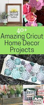 These seven projects are simple and quick to make but have big learn how to make paper butterfly decorations for your home decor, gift package toppers, party decorations, and craft. 40 Of The Best Cricut Home Decor Projects Clarks Condensed