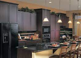 kitchen cabinet colors with black