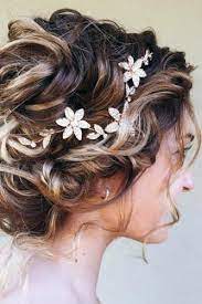 Find out the latest and trendy updo hairstyles and haircuts in 2020. Curly Wedding Hairstyles From Playful To Chic Wedding Forward