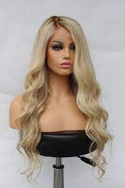You'll receive email and feed alerts when new items arrive. 7a European Remy Human Hair Wig Wavy Ombre Blonde Full Lace Wig Lace Front Wig Wig Hairstyles Hair Styles Remy Human Hair Wigs