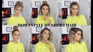 Color (but make it fun). My Fave Go To Hairstyles For Short Hair Easy Youtube