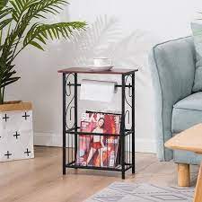Buy the latest bathroom table gearbest.com offers the best bathroom table products online shopping. Multifunctional Bathroom Table Indoor Side Table With Roll Bar Holder And Storage Rack Overstock 29784257