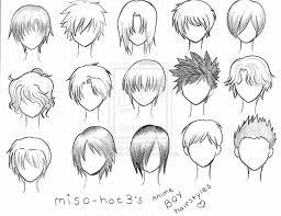 Before beginning to draw anime. Anime Boy Hairstyles Text Male How To Draw Manga Anime Anime Character Drawing Anime Boy Hair Manga Hair
