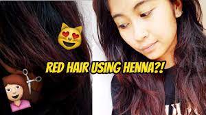 Henna takes longer to adhere to newer hair at the roots than more weathered or porous ends, so this technique enables a more even application and better coverage. How I Dye My Black Hair Red Using Henna Wine Red Mahogany Red Youtube