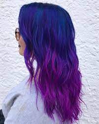 Brunettes can get in on the colored ombré bandwagon just as well as blondes can! 22 Stunning Purple Ombre Hair Color Ideas For 2020 Blue Purple Hair Cool Hair Color Ombre Hair Blonde