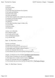 Then click the add selected questions to a test button before moving to another page. Ncert Solutions Class 6 Geography Chapter 7 Our Country India Aglasem Schools