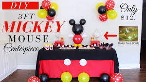 Cheap party decoration ideas for adults. Mickey Mouse Diy Party Decorations Mickey Mouse Diy Centerpiece Diy Kids Party Decor For Boys Youtube