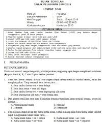 Soal Dan Kunci Jawaban Us Prakarya Smp Kurikulum 2013 Tahun Pelajaran 2018 2019 Didno76 Com