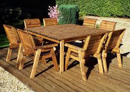 Awesome 5 Pics 8 Seater Outdoor Wooden Table And Chairs And Description Wooden Outdoor Table Wooden Garden Table Dining Set With Bench