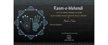 One is for the mehndi and the other one is for rukhsati. Free Ladies Sangeet Mehndi Ceremony Invitation Card Online Invitations