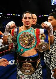 Danny Garcia With His World Title Belts Light Welterweight Danny Garcia Sports Stars Garcia