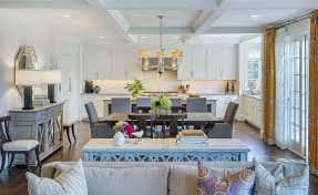 Open Floor Plan Ideas Transitional Dining Room Open Plan Kitchen Dining Living Living Room Furniture Layout Transitional Dining Room