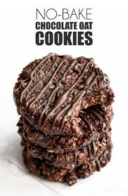 No Bake Chocolate Oat Cookies Uk Health Blog Nadia S Healthy Kitchen Chocolate Oat Cookies Chocolate Oats Oat Cookies