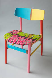 Yinka Ilori Has Worked With Volunteers From Social Enterprise Restoration Station To Create A Collection Of Brightly Colou Colorful Chairs Chair Furniture Sale