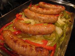 Used Hot Italian Sausage And Added 1 Large Jalopeno Good Technique For Sausage But Was Very Oily Might Stick Baked Italian Sausage Stuffed Peppers Recipes