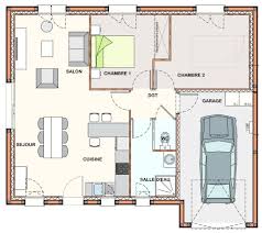 50 Awesome Plan De Maison 2 Chambres Salon Cuisine Pdf Plan Maison Contemporaine Plan De Maison Rectangulaire Plan Maison