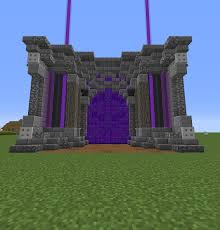 Thoughts On How To Improve This Nether Portal Design Minecraft Architecture Minecraft Structures Minecraft Plans