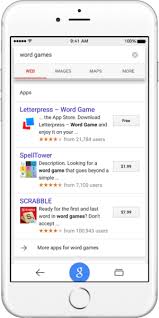 Google Search App Chrome Now Serving Up App Content Directly In Search Results On Ios Devices News Apps App Word Games