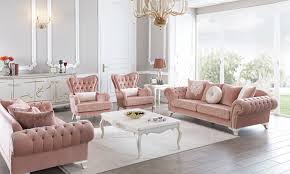 Klasik Pudra Rengi Salon Dekorasyonu Jpg 1024 614 Wohnzimmer Einrichten Wohnung Wohnung Wohnzimmer