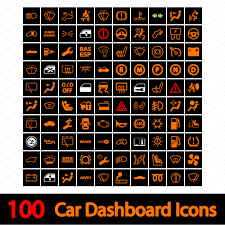 100 Car Dashboard Icons Desain