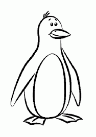 Dibujo Pinguino Para Colorear