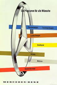 A Programme To Meet All Wishes Catchy Slogans On A Poster By Atelier Harry Preussner 1956 Mercedes Benz Classic Mercedes Benz Logo Benz