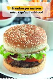 Hamburger Maison Recette Recettes Hamburgers Recette Hamburger Maison Hamburger Maison