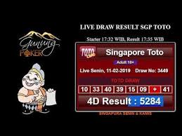 Hasil Togel Sgp Dan Pengeluaran Sgp Hari Ini 11 Februari 2019 Data Sgp 11 Februari Tanggal Kamis
