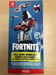 5, a new nintendo switch bundle featuring special items from the game rockets into stores at a suggested retail price of $299.99. Nintendo Switch Fortnite Double Helix Bundle 1000 V Bucks No Console Code Double Helix Fortnite Helix