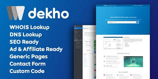 Dekho Domain Whois And Dns Lookup Php Script By Devslib In 2020 Dns Siteground Hosting Domain Hosting