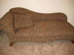 Chaise lounge sofas & chairs. Chaise Lounge Fainting Couch Leopard Print Sofa With Matching Pillow Would Love This For My Bedroom If I H Chaise Lounge Printed Sofa Used Furniture For Sale