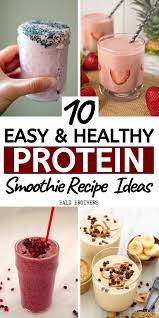 10 Healthy Protein Smoothies Every Man Should Try In 2020 Healthy Protein Smoothies Protein Smoothie Recipes Healthy Protein Smoothie