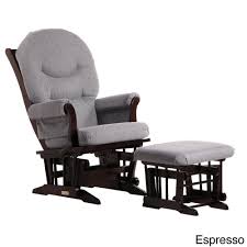 Dutailier Ultramotion Dark Grey Multiposition Reclining Sleigh Glider And Nursing Ottoman Set Overstock Com Shoppin Glider And Ottoman Ottoman Set Furniture