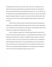 Music Appreciation Concert Review Essay