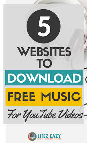 Check Out 5 Free Music Download Websites For Youtube Youtubers Downloading Music From Th Download Free Music Video Marketing Youtube Music Download Websites