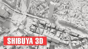 Tokyo Shibuya 3d Model Shibuya City Model Tokyo