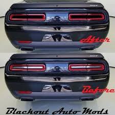 Here's all you need to know about the 2019 challenger srt hellcat redeye: Dodge Challenger Tail Light Blackout Kit Vinyl Overlay Srt Hellcat Ebay