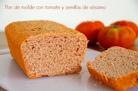 Pan De Molde Con Tomate Y Semillas De Sesamo Recetas Thermomix Misthermorecetas Recetas De Comida Pan De Molde Pan De Espinacas