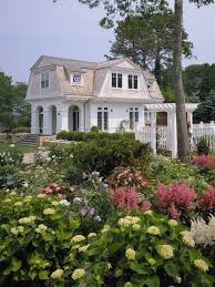 Osterville Guest Cottage Lovely Gardens Traditional Exterior Guest Cottage Backyard