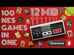 12 Mb 100 In 1 Nes Games On Android Play Video Games Old Video Games In Android Youtube Nes Games Old Video Playing Video Games