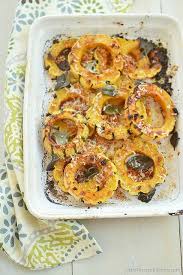 Roasted Delicata Squash With Sage And Amaretti Cookies Delicata Squash Eat Squash Recipes