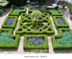Stock Photo Traditional Knot Garden At An Oxfordshire House Formal Garden Design Parterre Garden Garden Planning
