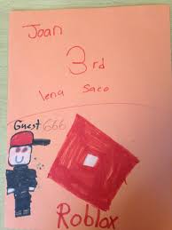 8 Year Old 3rd Grade Male Bi Lingual Student In Urbana Illinois Art Folder Decorated With Large Roblox Logo And Ill Art Folder Childrens Art Illustration