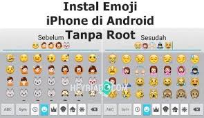 Cara Install Emoji Iphone Di Android Tanpa Root Iphone Emoji Smartwatch