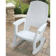 Semco Plastics White Resin Outdoor Patio Rocking Chair Patio Rocking Chairs Resin Rocking Chairs Outdoor Rocking Chairs