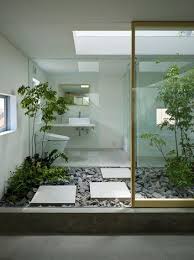 Modern Inner Garden House Innovative Design Archinspire Futuristic Interior Outdoor Bathrooms Interior Garden