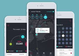 Tracking App Presentation Jpg By Daria Tracking App Mobile App Design App